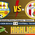 Video: highlights ASD Don Bosco Manduria 🆚 Football Taviano 1-4